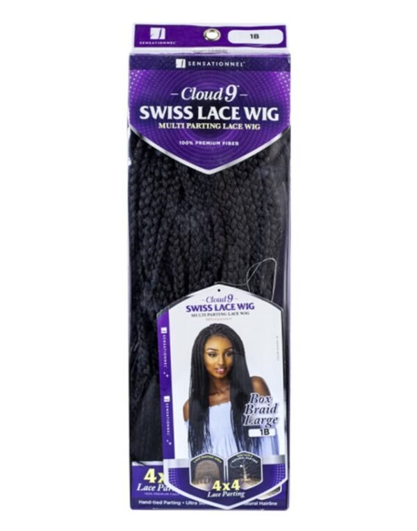 Cloud 9 Braided Lace Wig - Box Braid Large - Image 3